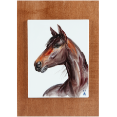 Wandbild, Mein Haustier, Motiv Pferdekopf, 30 x 21 cm