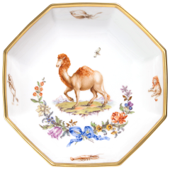 Schüssel, klein, achteckig "Exotische Tiere", ø 19 cm