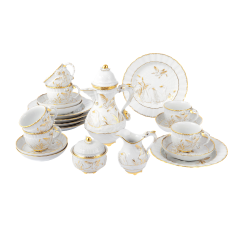 Mokkaservice Schwanendessin "Capodimonte", Form "Schwanendessin"