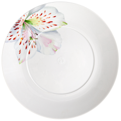 Speiseteller, klein, Form "MEISSEN® Cosmopolitan", "Giant Bloom", Tigerlilie, Ø 24 cm