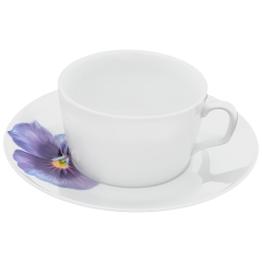 Kaffeetasse, Form "MEISSEN® Cosmopolitan", "Giant Bloom", Stiefmütterchen, V 0,25 l