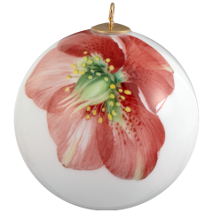 Baumschmuck Kugel, Giant Bloom, Christrose, Ø 5 cm
