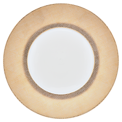 Speiseteller, klein, Form "MEISSEN® Cosmopolitan", Mesh, gold, Ø 24 cm