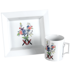 Homeoffice-Set, 2-tlg., Henkelbecher, Vide-Poche, "Swords Fantasy"