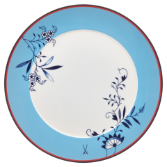 Speiseteller, Form "No 41", "MEISSEN Collage", "Bloomy Feathers", Ø 29 cm