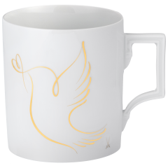 Henkelbecher, Form "Berlin", "Peace Collection", Peace Dove, gold, V 0,25 l
