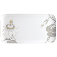 Teller, rechteckig, Form "Nova", Passionsblume, 30 x 16 cm