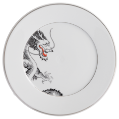 Vorspeise- und Dessertteller, Form "Vitruv", Glücksdrache, Ø 22 cm