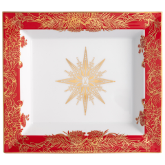 Vide-Poche, groß, "Meissen Christmas Star", rot, 21 x 18,5 cm