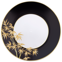 Vorspeise- und Dessertteller, Form "MEISSEN® Cosmopolitan", "Golden Bamboo", Ø 22,5 cm