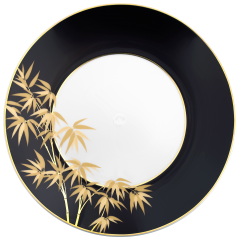 Speiseteller, klein, Form "MEISSEN® Cosmopolitan", "Golden Bamboo", Ø 24 cm