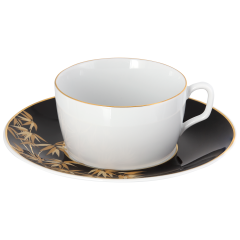 Cappuccinotasse, Form "MEISSEN® Cosmopolitan", "Golden Bamboo", V 0,3 l