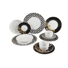 Starter-Set, 14-tlg. für 2 Personen, Form "MEISSEN® Cosmopolitan", "Golden Bamboo"