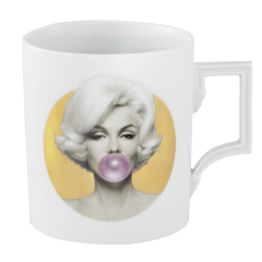 Henkelbecher, "Legends blowing Bubbles - Collection" by Michael Moebius, Marilyn, gold, Form "Berlin", V 0,25 l