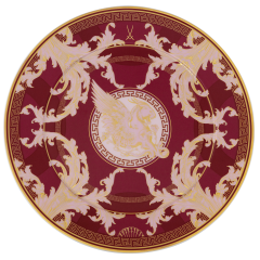 Platzteller, Form "No 41", "Mystic Maison", bordeaux, Ø 33 cm