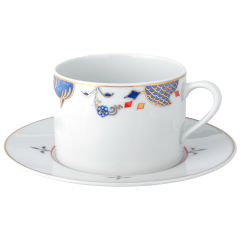 Cappuccinotasse, Noble Blue, Zwiebelkante, V 0,25 l