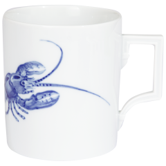 Henkelbecher, Form "Berlin", "Blue Treasures", Hummer, V 0,25 l