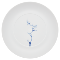 Speiseteller, groß, Form "MEISSEN® Cosmopolitan", "Blue Orchid", kobaltblau, Ø 30 cm