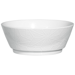 Schüssel, klein, Form "Vitruv Graphic", Biskuit Weiß, Ø 14,5 cm