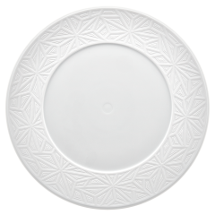 Platzteller, Biskuit, Weiß, Form "Vitruv Graphic", Ø 33 cm