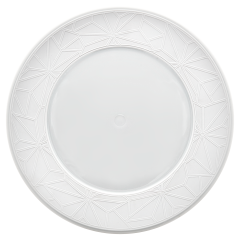 Speiseteller, Biskuit, Weiß, Form "Vitruv Graphic", Ø 29 cm