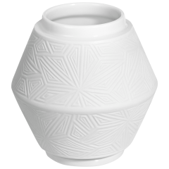 Vase Vitruv, Biskuit Weiß, H 11 cm