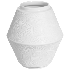 Vase Vitruv, gro ß, Biskuit Weiß, H 16,5 cm