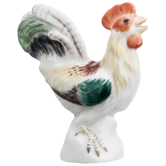 Vogel Haushahn, Bunt staffiert, H 4,5 cm