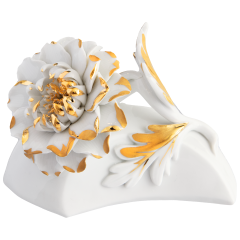 Tischblume, Aster, Gold staffiert, H 7 cm