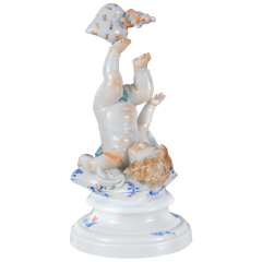 Amor, Noble Blue, H 17,5 cm