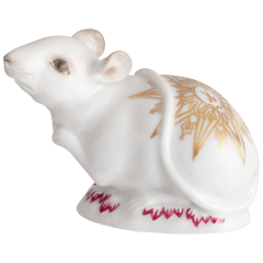 Maus, Goldener Akanthus, H 4 cm