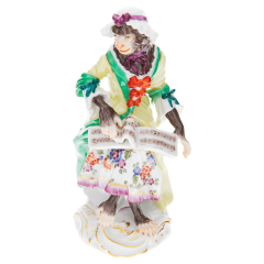 Affenkapelle Sängerin, H 12,5 cm