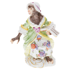 Affenkapelle Sängerin, H 12,5 cm