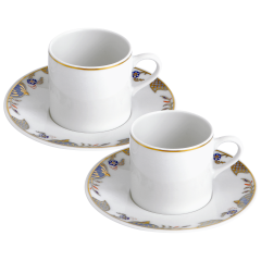 Espressotassen- St, 2-tlg., Noble Blue, Form "No 41"