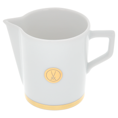 Milchkännchen, klein, Form "No 41", Swords Luxury Gold, Schwertermedaillion, Goldband, V 0,15 l