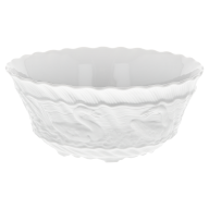 Schüssel, mittel, Form "Schwanendessin", Weiß, Ø 18 cm