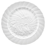 Platzteller, Form "Schwanendessin", Weiß, Ø 32 cm