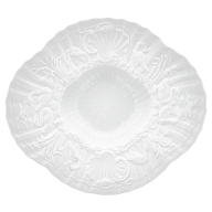 Gourmetteller, tief, Form "Schwanendessin", Weiß, L 29,5 cm