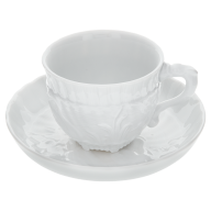 Espressotasse, Form "Schwanendessin", Weiß, V 0,1 l