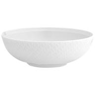 Nudelschale, gro ß, Form "Wellenspiel Relief", Weiß, Ø 20,5 cm