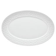 Platte, oval, Royal Blossom, Weiß, Form "No 41", L 30 cm