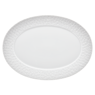 Platte, oval, Royal Blossom, Weiß, Form "No 41", L 36 cm