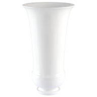 Kelchvase, Weiß, H 41,5 cm