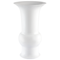 Vase, Weiß, H 42 cm