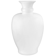 Vase, Weiß, H 40 cm