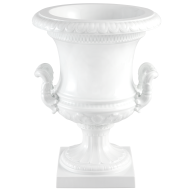 Kratervase, Weiß, H 35 cm