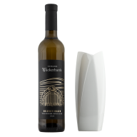 Wein-Set Vase, 2-tlg., Wackerbarth Traminer Spätlese 0,5l, 12 % vol., Vase