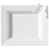 Vide-Poche, "Butterfly Collection", klein, Weiß, 16 x 13,5 cm