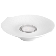 Schale mit Teelicht, Weiß, Ø 10,5 cm