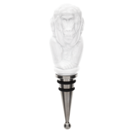 Flaschenverschluss, "MEISSEN Bottle Tops", Affe nichts hören, Weiß, H 13,5 cm